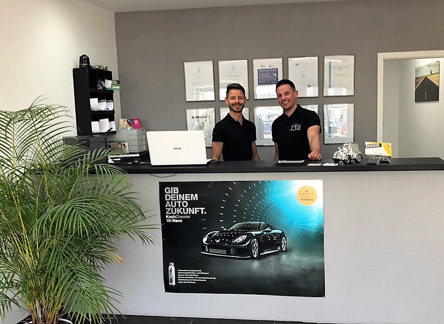 Thomas Paul & Karsten Becker, die Firmengründer der PB Fahrzeugpflege Saarlouis